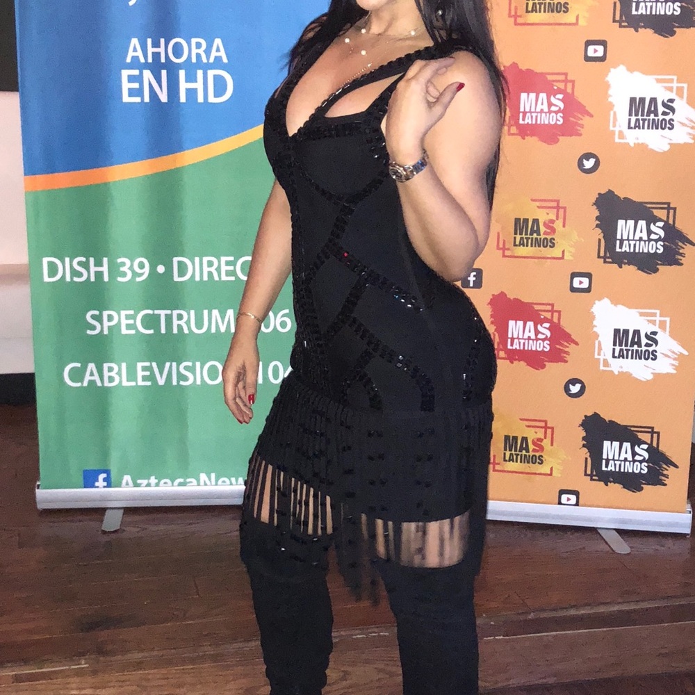 Gorgeous Black dress with stones